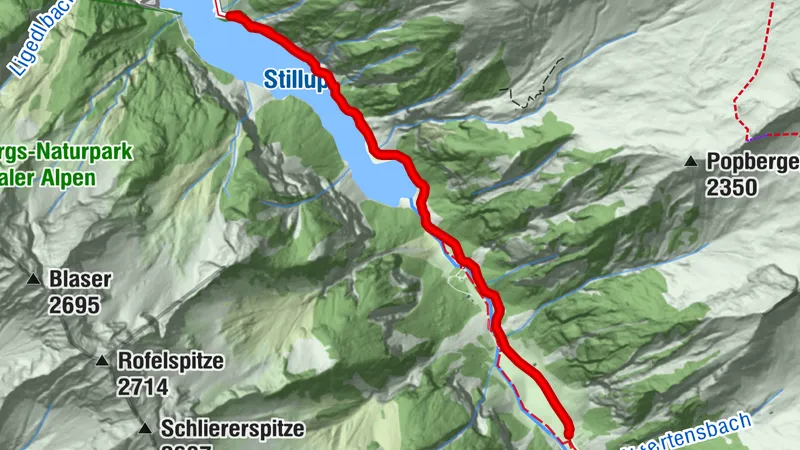 Gasthof Wasserfall - Alpengasthof Stillupperhaus - retour
