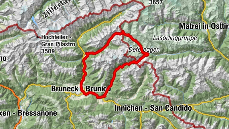 Rund um die Rieserfernergruppe Ahrntal-Klamljoch-Stallersattel- Antholz, Trentino-Südtirol/Italien