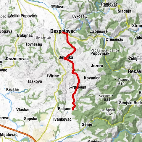 ST411 Despotovac - Paljane