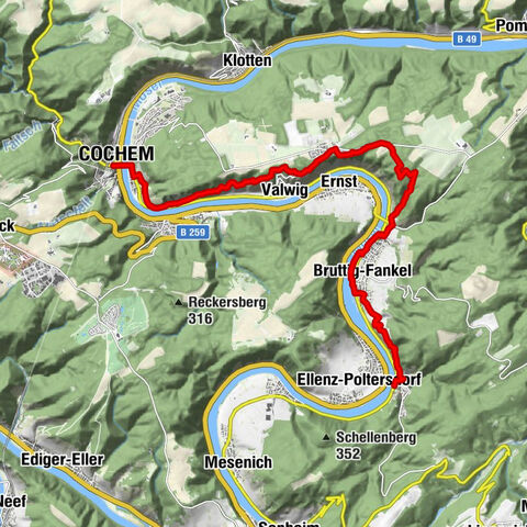 Moselsteig étape 18 : Beilstein – Cochem
