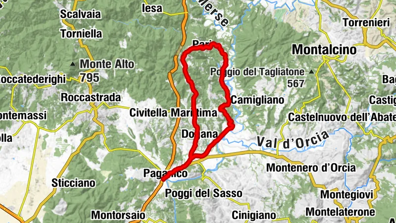 Paganico, Toskana/Italien