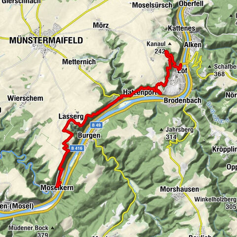 Étape 21 Moselsteig : Moselkern – Löf