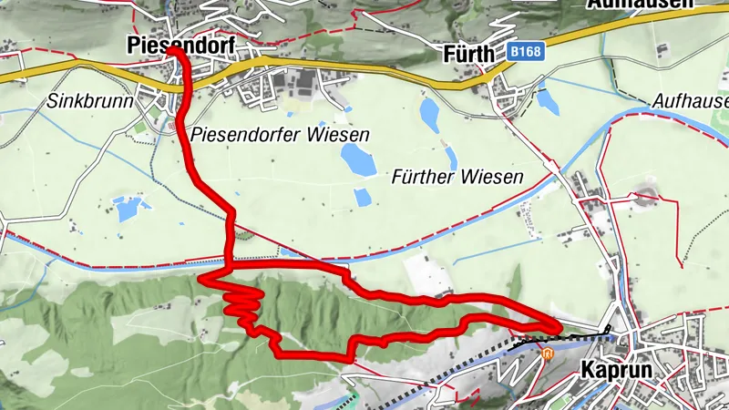 Piesendorf : promenade circulaire jusqu'à Kaprun (Kaprunerrunde)