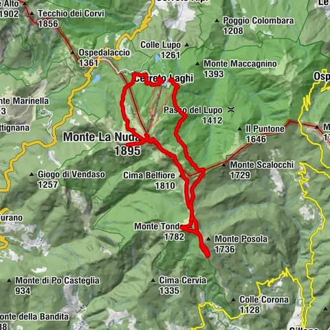 Cerreto laghi-monte tondo-La Nuda-Cerreto laghi