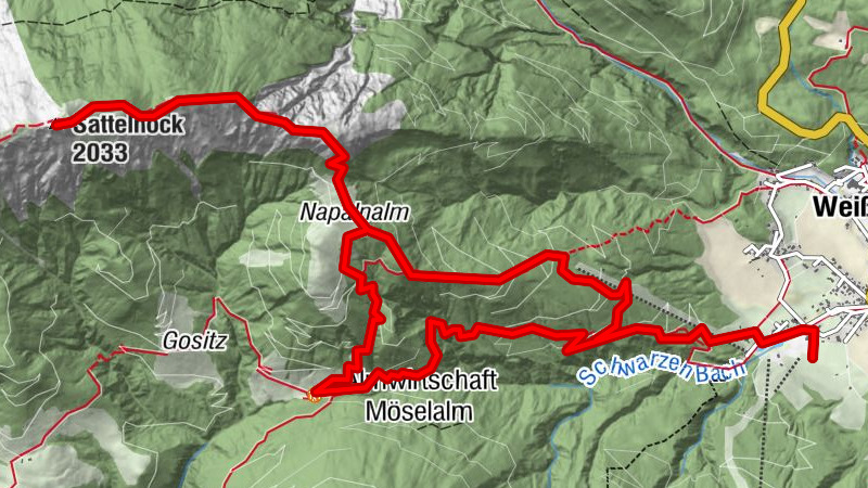 ks8b Weissbriach-Sattelnock