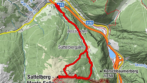 Sattelberg skitour