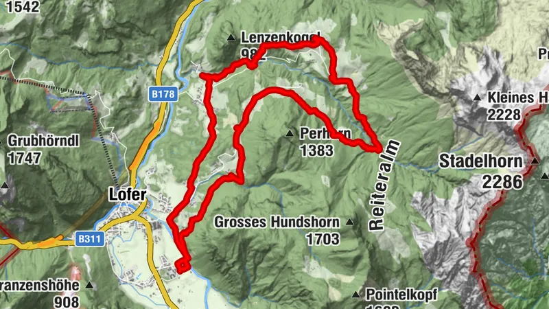 Camping Grubhof - Obermayrberg - Mayrbergklamm - Rundwanderung