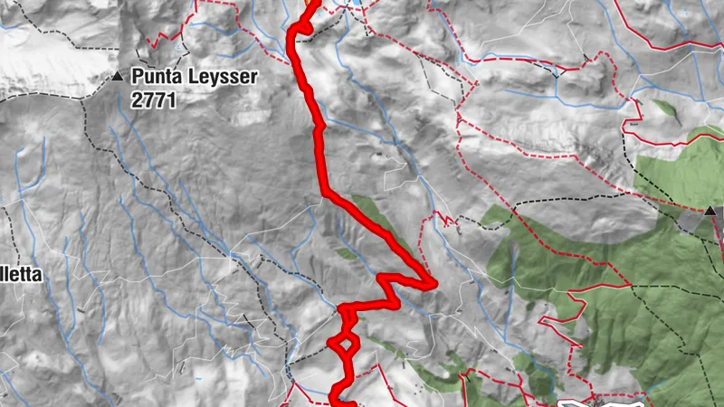 Mont Fallere - leider gescheitert (Wetter)