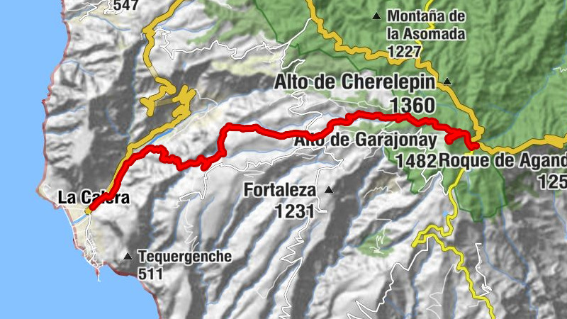 Rundwanderung La Gomera - Etappe 1