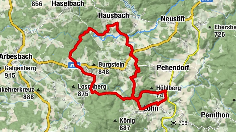 Große zwei Fälle-Runde (Höll- und Lohnbachfall)