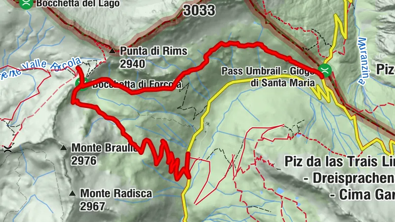 Randonnée historique du Stelvio : Randonnée IVe poste de garde – Col de Forcola – IIIe poste de garde