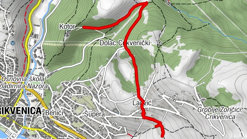 Crikvenica Ladvic to Kotor