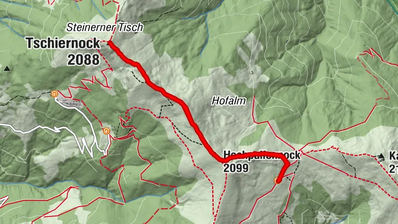 Millstätterhütte-Tschiernock