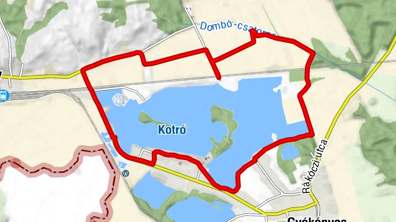 Gyékényes Kotró-tó körül