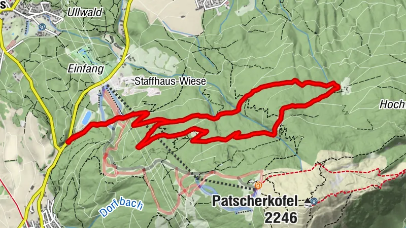 Bike & Hike zur Lanser Alm - Retour vorbei an der Sistranser Alm