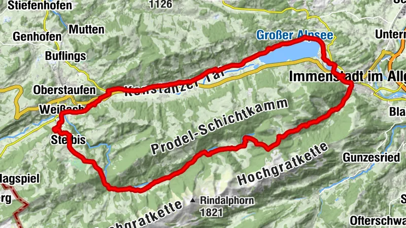 Par la route du sel à travers la vallée d'Ehrenschwang