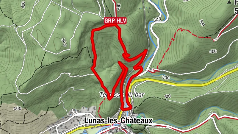 RANDONNÉE LES YEUSES DEPUIS LA GARE DE LUNAS