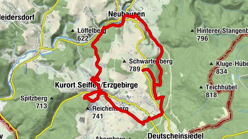 Blockline Miniloop Neuhausen- Seiffen- Neuhausen
