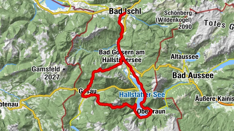 Wanderung durch das Salzkammergut in 4 Tagen