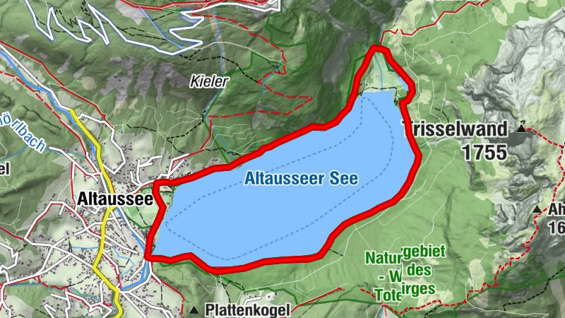 Altaussee: Seeumrundung