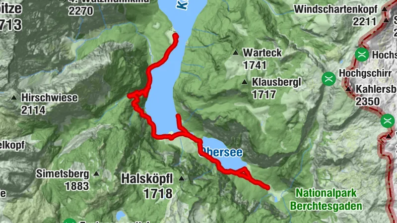 Königssee Boat&Hike - St. Bartholomä - Schrainbachwasserfall - Obersee - Salet