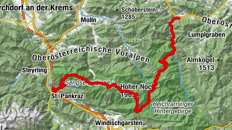 Kalkalpen durchquerung