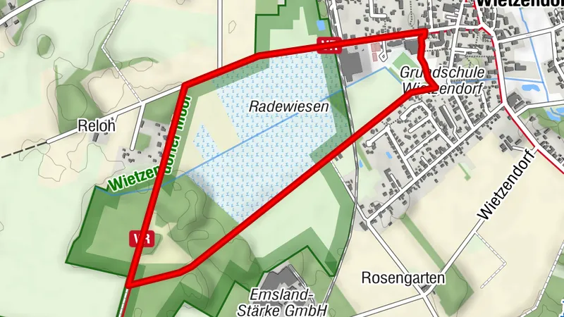 Moor- und Radewiesenrundweg