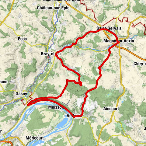 Circuit vélo : le Vexin Ouest