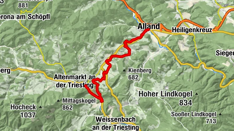 Triestingtal-Helenental MTB-Verbindungsstrecke