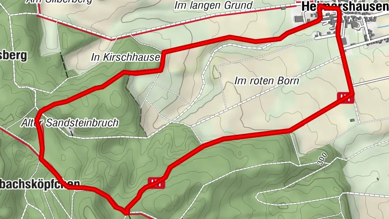 Dreiländereck-Runde (Naumburg-Heimarshausen, Naturpark-Rundweg 1)