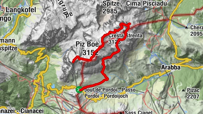 Option c (Alpin, kurz mit t4-Schwarz)