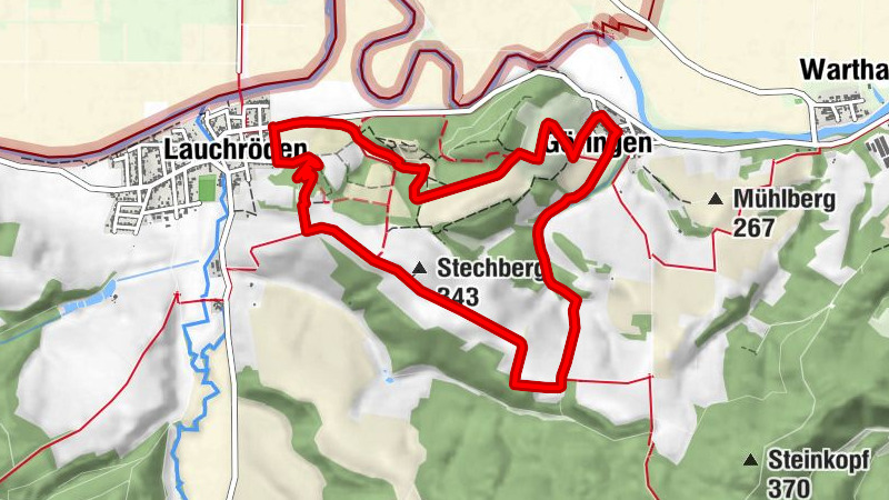 Sentier du parc naturel randonnée des contraires - RWW 1