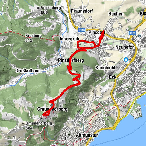 Gmundnerberg von Pinsdorf