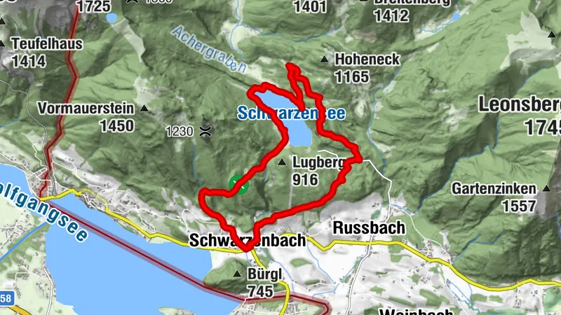 Schwarzenbach schwarzensee Naurer-Kuchleralm  RDW