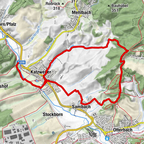 Katzweiler - Humberg-Tour (Rundweg)