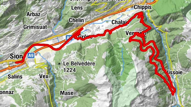 Valais Epic Gravel 3. Vercorin - Sion