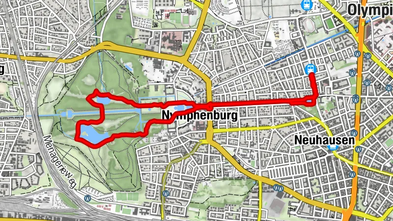 Nymphenburger Park Runde DG💋🌞 klassisch