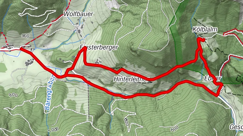 Reitsteig zur Kölblalm