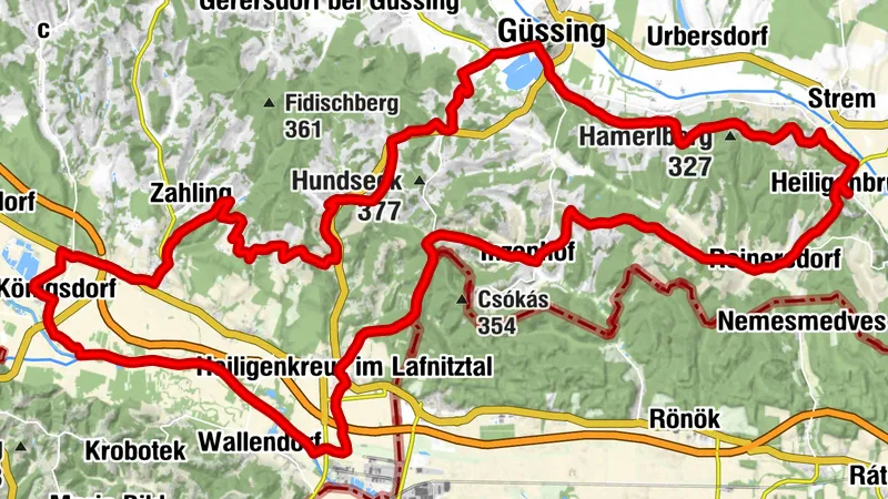 B72 Circuit cycliste de l'Uhudler