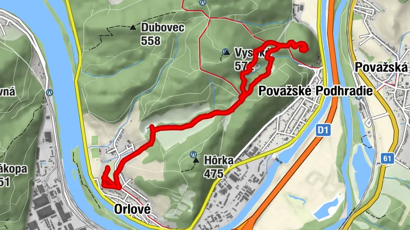 Kastiel Orlove/ Povazsky Hrad