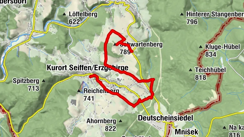 Blockline Etappe 13: Seiffen » Schwartenberg (Neuhausen)