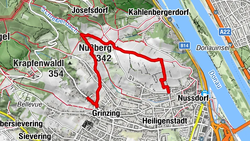 From Nußdorf to Grinzing via the vineyards (Wine Hiking Day R1 – Part 1) Vienna/ Austria