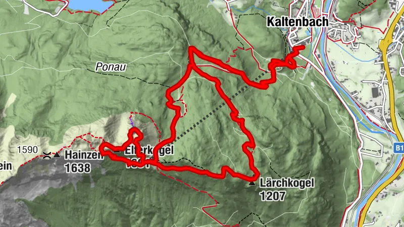 Kaltenbach - Lärchkogel - Katrin - Elferkogel