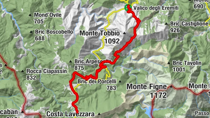 Anciens sentiers de montagne | Chemin Piémont Sud : Étape 11 Col d'Eremiti - Capanne di Marcarolo