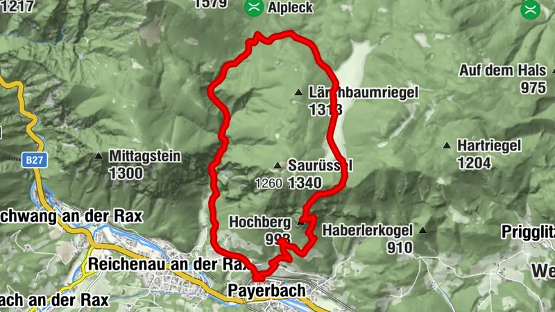 Eng - Payerbach - Rundwanderweg