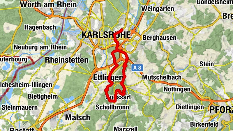 Karlsruhe - Ettlingen