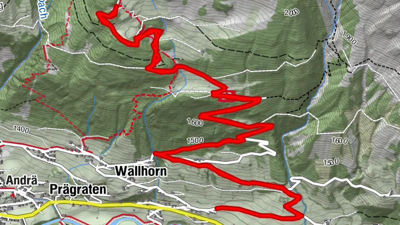 Winter hiking trail Bodenalm 1.945m