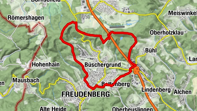 F3 - Rundwanderweg Büschergrund (große Tour)