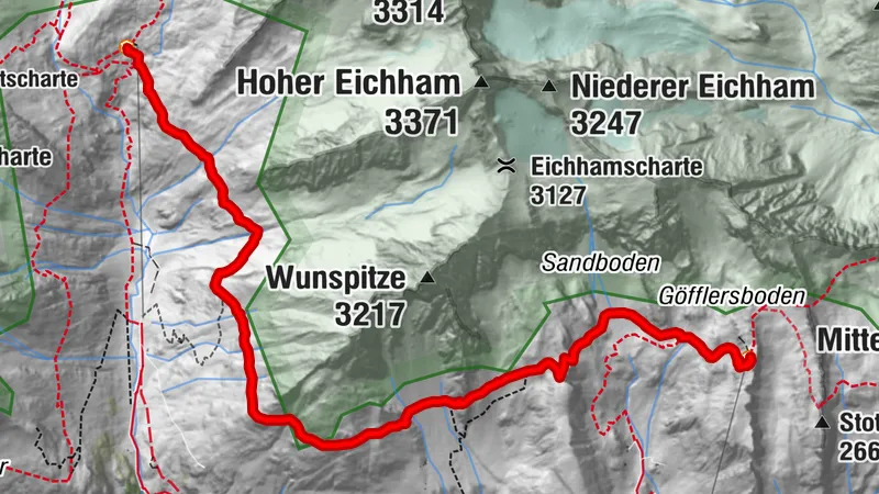 Eagle Walk Stage O3: Eisseehütte - Bonn-Matreier-Hütte