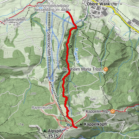 Alpengasthof Sonnenbichl - Wasserfall - Sportheim Böck
